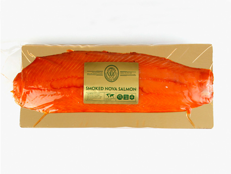 Cold Smoked Nova Salmon (sliced) 2.5 - 3.0 lb